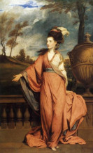 Картина "jane fleming, later countess of harrington" художника "рейнольдс джошуа"