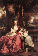 Копия картины "lady delm and her children" художника "рейнольдс джошуа"