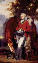 Копия картины "colonel george k. h. coussmaker, grenadier guards" художника "рейнольдс джошуа"