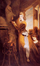 Репродукция картины "mrs. peter beckford" художника "рейнольдс джошуа"