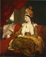 Картина "mrs baldwin" художника "рейнольдс джошуа"