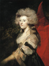 Копия картины "portrait of maria anne fitzherbert" художника "рейнольдс джошуа"