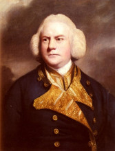 Картина "portrait of admiral thomas cotes" художника "рейнольдс джошуа"