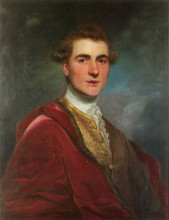 Репродукция картины "portrait of charles hamilton, 8th early of haddington" художника "рейнольдс джошуа"
