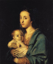 Копия картины "mrs. joseph martin and her son charles" художника "рейнольдс джошуа"