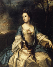 Копия картины "caroline, duchess of marlborough" художника "рейнольдс джошуа"