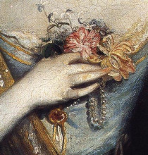 Копия картины "anne dashwood (detail)" художника "рейнольдс джошуа"