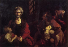 Картина "ugolino and his children" художника "рейнольдс джошуа"