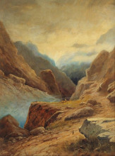Картина "дарьяльское ущелье" художника "айвазовский иван"