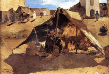 Копия картины "moroccan market" художника "рейссельберге тео ван"