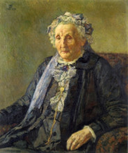 Репродукция картины "portrait of madame monnon" художника "рейссельберге тео ван"