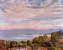Копия картины "the bay of st. clair" художника "рейссельберге тео ван"