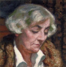 Репродукция картины "portrait of maria van rysselberghe" художника "рейссельберге тео ван"