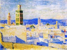 Копия картины "view of meknes" художника "рейссельберге тео ван"