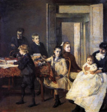 Картина "the children of francois van rysselberghe" художника "рейссельберге тео ван"