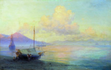Копия картины "неаполитанский залив утром" художника "айвазовский иван"