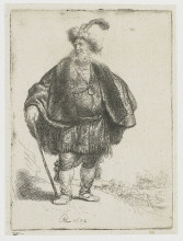 Репродукция картины "the persian" художника "рембрандт"