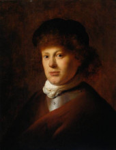 Копия картины "portrait of rembrandt van rijn" художника "рембрандт"