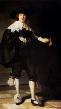 Картина "portrait of maerten soolmans" художника "рембрандт"
