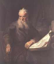 Репродукция картины "apostle paul" художника "рембрандт"