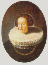 Репродукция картины "petronella buys, wife of philips lucasz" художника "рембрандт"