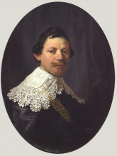 Репродукция картины "portrait of philips lucasz" художника "рембрандт"