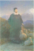 Картина "католикос хримян в окрестностях эчмиадзина" художника "айвазовский иван"