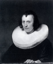 Копия картины "portrait of alijdt adriaensdr" художника "рембрандт"