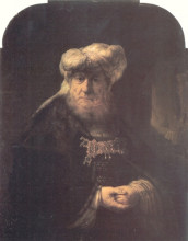 Копия картины "man in oriental costume" художника "рембрандт"