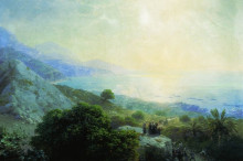 Репродукция картины "остров крит" художника "айвазовский иван"