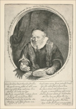 Копия картины "jan cornelis sylvius" художника "рембрандт"