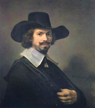 Картина "portrait of a man" художника "рембрандт"