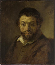 Картина "portrait of a jewish young man" художника "рембрандт"