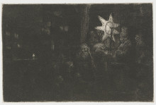 Копия картины "the star of the kings" художника "рембрандт"