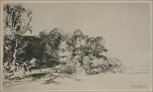 Копия картины "the vista" художника "рембрандт"