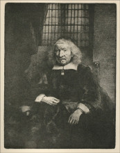 Копия картины "jacob haring portrait (the old haring )" художника "рембрандт"