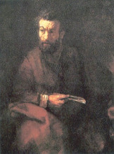 Копия картины "st. bartholomew" художника "рембрандт"