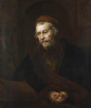 Репродукция картины "the apostle paul" художника "рембрандт"