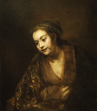 Репродукция картины "portrait of hendrickje stoffels" художника "рембрандт"