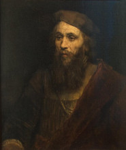 Картина "portrait of a bearded man" художника "рембрандт"