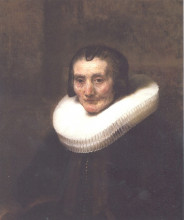 Репродукция картины "portrait of margeretha de geer" художника "рембрандт"