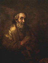 Репродукция картины "homer" художника "рембрандт"