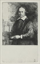Репродукция картины "jan antonedis van der linden" художника "рембрандт"