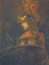 Репродукция картины "alexander the great" художника "рембрандт"
