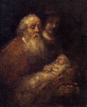 Репродукция картины "circumcision" художника "рембрандт"