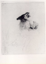 Копия картины "old man" художника "рембрандт"