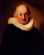 Копия картины "portrait of an old man" художника "рембрандт"
