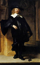 Репродукция картины "portrait of andries de graeff" художника "рембрандт"