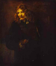 Копия картины "portrait of nicolas bruyningh" художника "рембрандт"