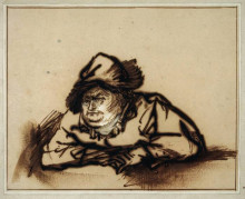 Копия картины "portrait of willem bartholsz. ruyter" художника "рембрандт"